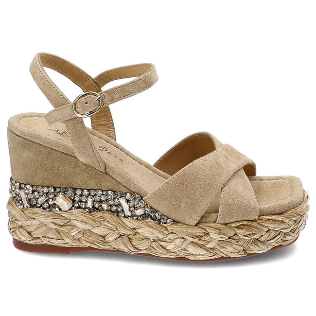 Sandále Alma en Pena - V23482 Suede Sand