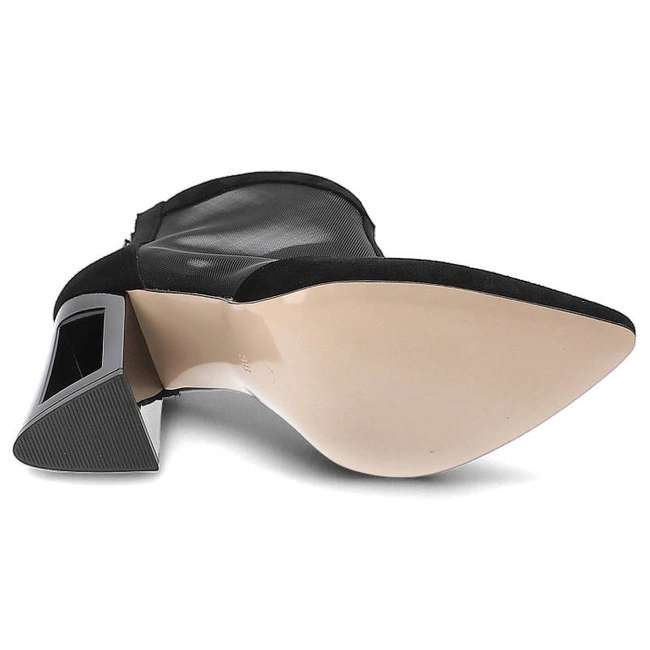 Členkové Topánky Damiss - DS-595/8 Czarny Zamsz