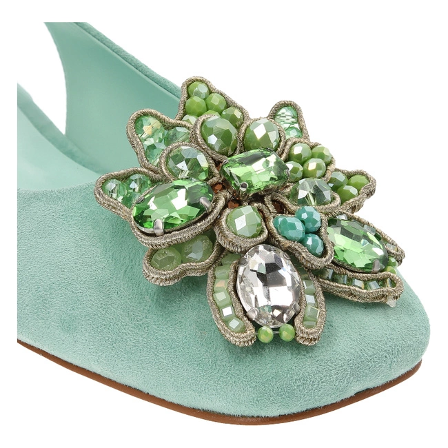 Sandále Alma en Pena - V240391 Suede Kiwi