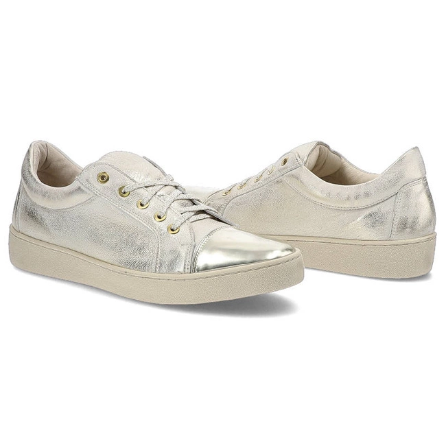 Tenisky Marshall - 6418 Ś Złoty Sz2p/Lz