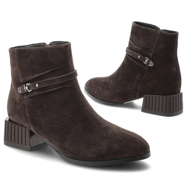 Členkové Topánky S.BARSKI - CR52-651 D.Brown