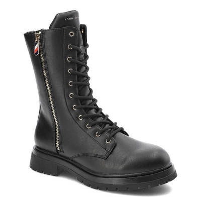 Členkové Topánky Tommy Hilfiger - T3A5-32381-1355999-Lace-Up Bootie Black 999