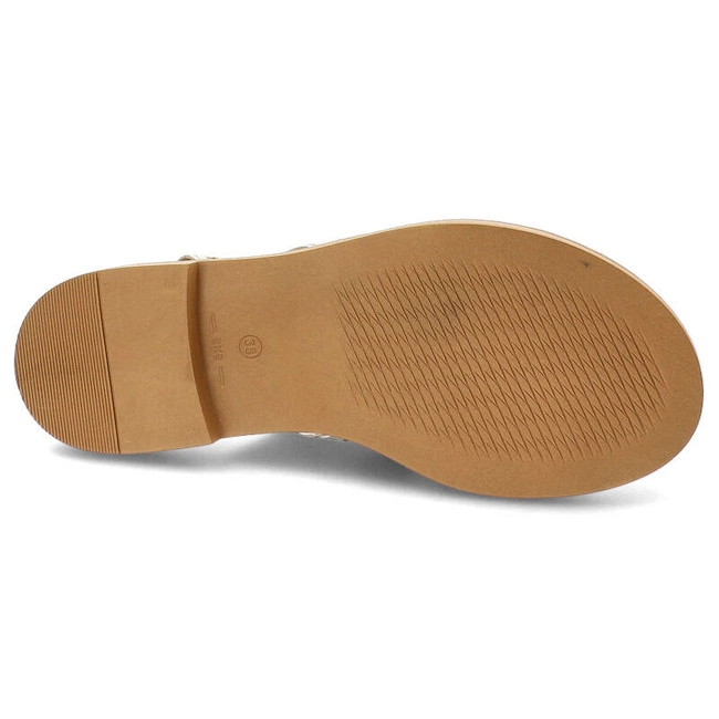 Sandále Armodo - 40385 Kryształ Złoto+Zł.