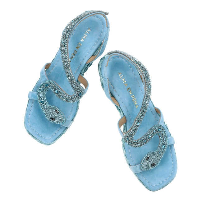 Sandále Alma en Pena - V240989 Suede Sky