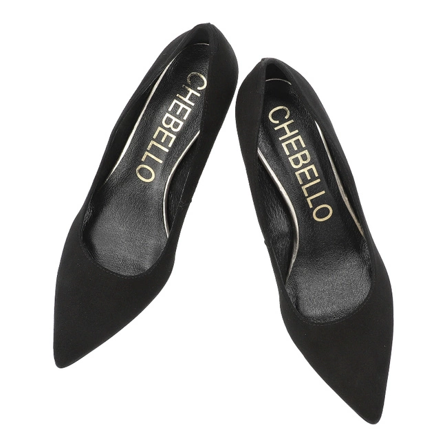 Lodičky CHEBELLO - 4852_-037-000-PSK-S380 Czarny Zamsz
