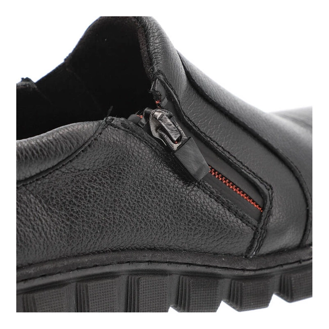 Poltopánky Pollonus - 5-1488-002 Czarny Verona+Czerwony