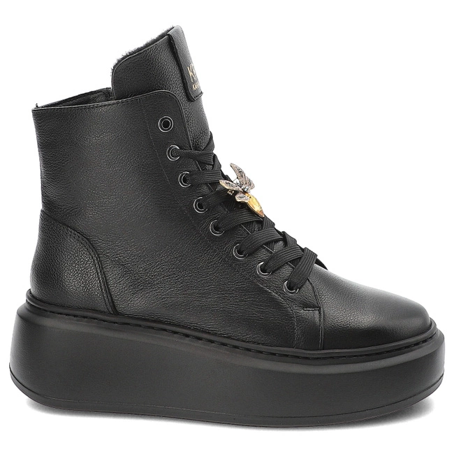 Členkové Topánky Karino - 5313/126-F Czarny/Lico Groszek