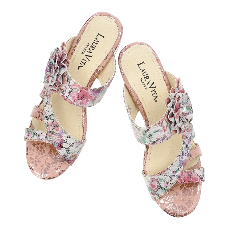 Šľapky Laura Vita - Hucbio 38 SL151237-38 Rose