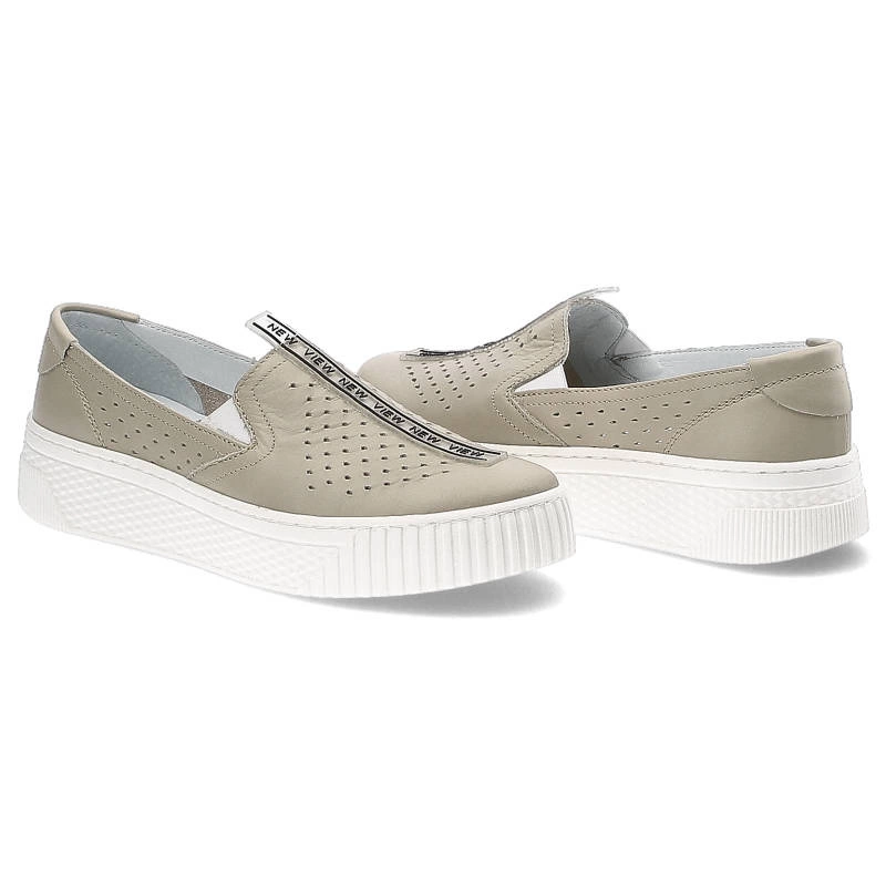 Poltopánky Pollonus - 5-1371-002 Vanilia Lico/Perforacja