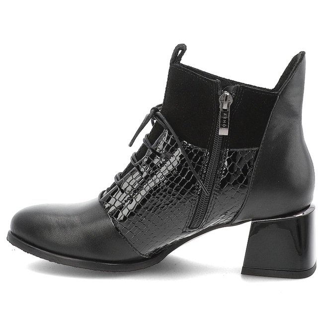 Členkové Topánky ARMODO - 60503 S.Czarny+Matrix+W