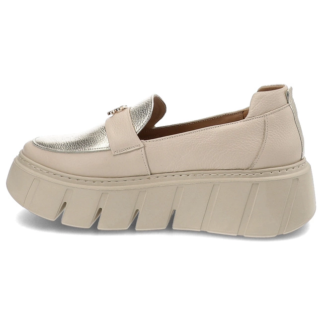 Poltopánky Armodo - 1836 Beż+Złoto