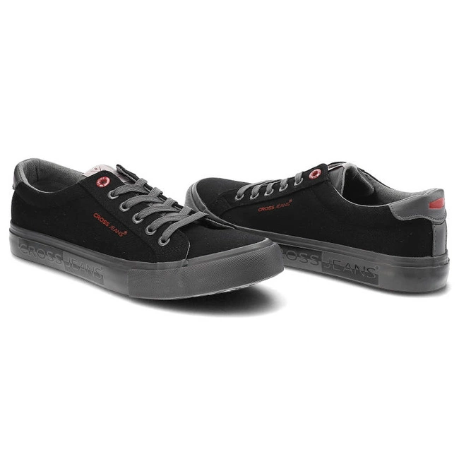 Plátenky Cross Jeans - JJ1R4026C Czarny