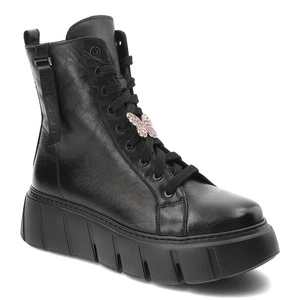 Členkové Topánky Nessi - 24691 Czarny 1