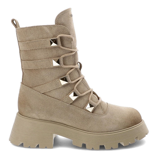 Členkové Topánky Chebello - 2965_-193-000-MIC-S202 Beżowy