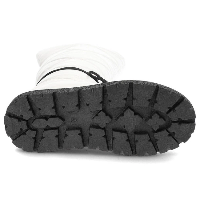 Čižmy Artiker - 51C0380 Biały