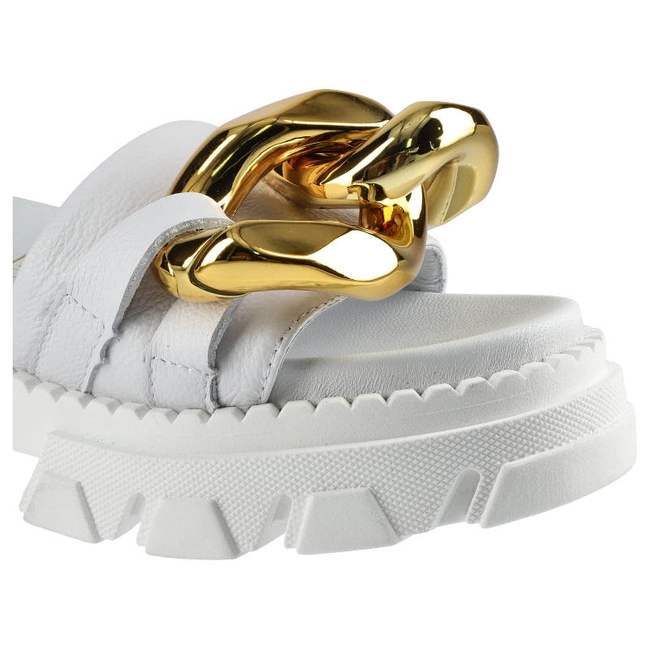 Šľapky Carinii - B7223_-I81-000-000-E49 Biały