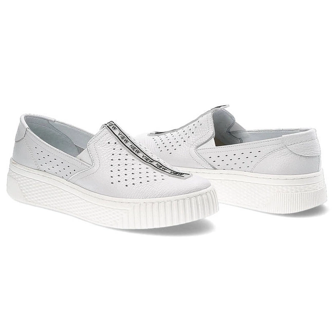 Poltopánky Pollonus - 5-1371-001 Biały Floter/Perforacja