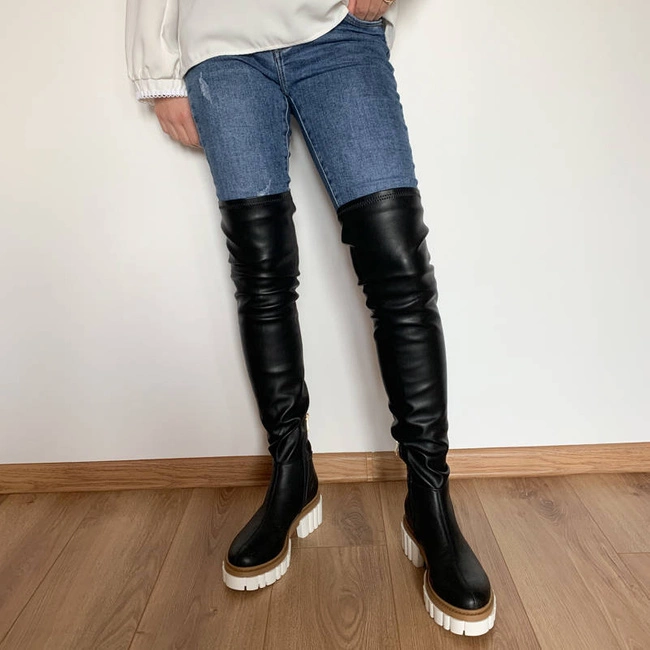 Čižmy Chebello - 2770/Ł_-376-000-MIC-S170 Czarny