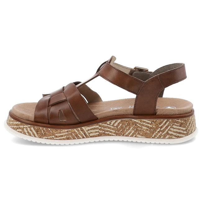 Sandále RIEKER - W0853-24 Brown
