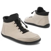 Šnúrovacie Členkové Topánky Barefoot WASAK - 0767 Ecru Groszek