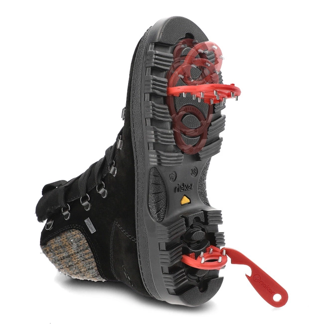 Členkové Topánky Rieker - X8200-00 Black