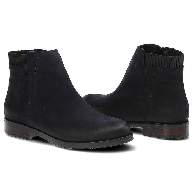 Členkové Topánky Gamis - 3530 Granat Nubuk