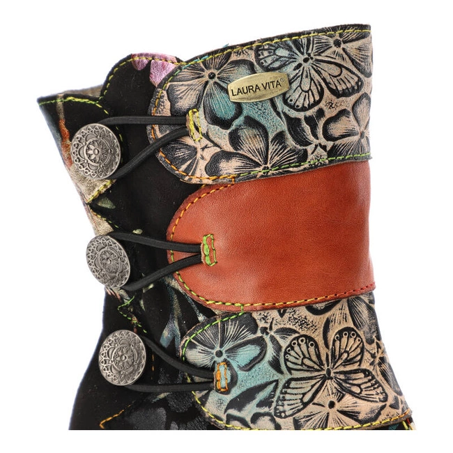 Členkové Topánky Laura Vita - Ledao 06 ST135-B6 Noir
