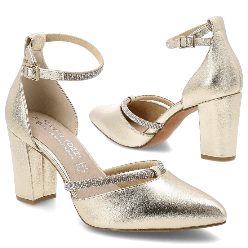 Sandále MARCO TOZZI - 2-82404-42 940 Gold