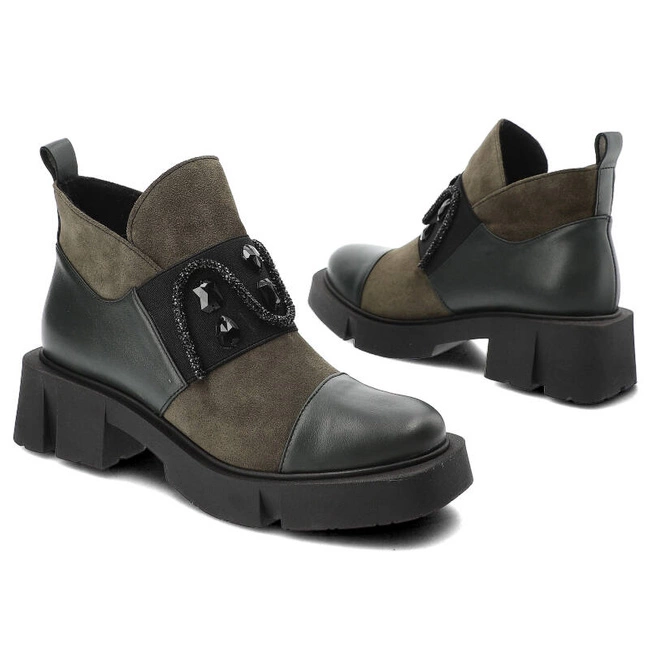 Členkové Topánky Armodo - 2599 Zielony 452/Khaki 441