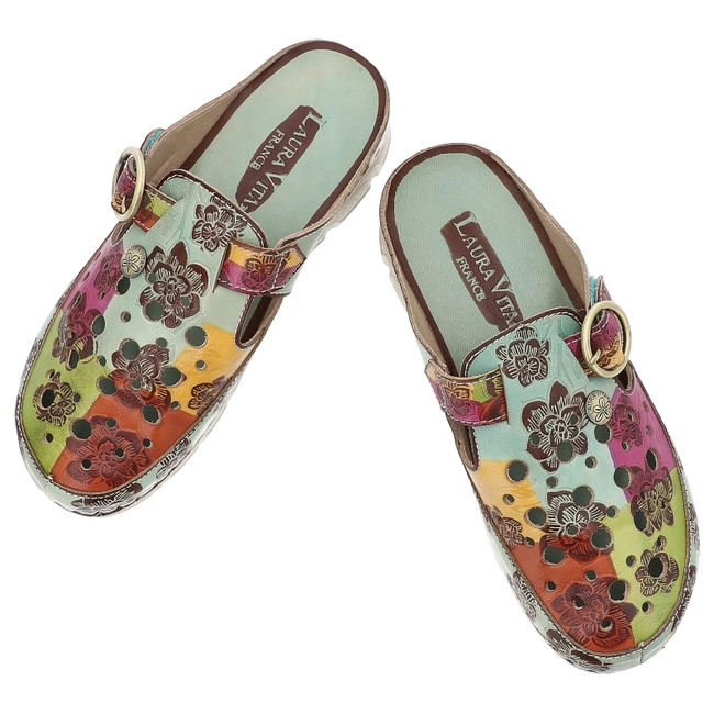 Šľapky LAURA VITA - Dory 08 JD1819-8 Ciel