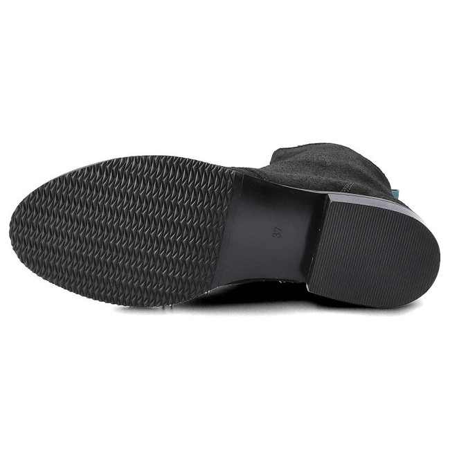 Členkové Topánky Pro-Moda - 2315 Czarny Welur 028