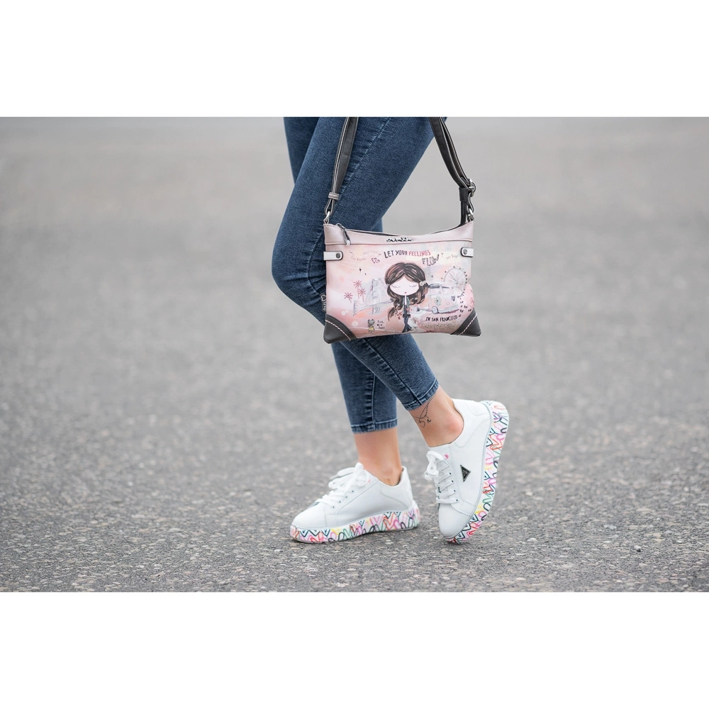 Tenisky Filippo - DP4480/24 WH MLT Biały/Multikolor