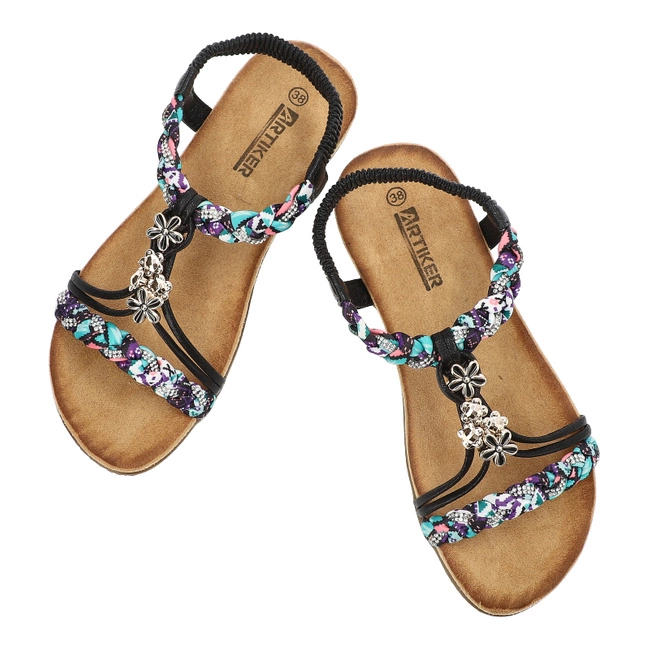 Sandále Artiker - 54C1331 Multi Czarny