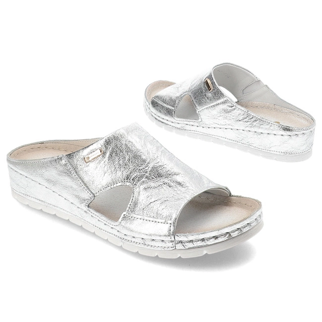 Šľapky Armodo - 50055 Kryształ Srebro