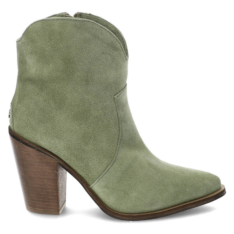 Členkové Topánky Carinii - B8880_-S77-000-000-E72 Oliwka