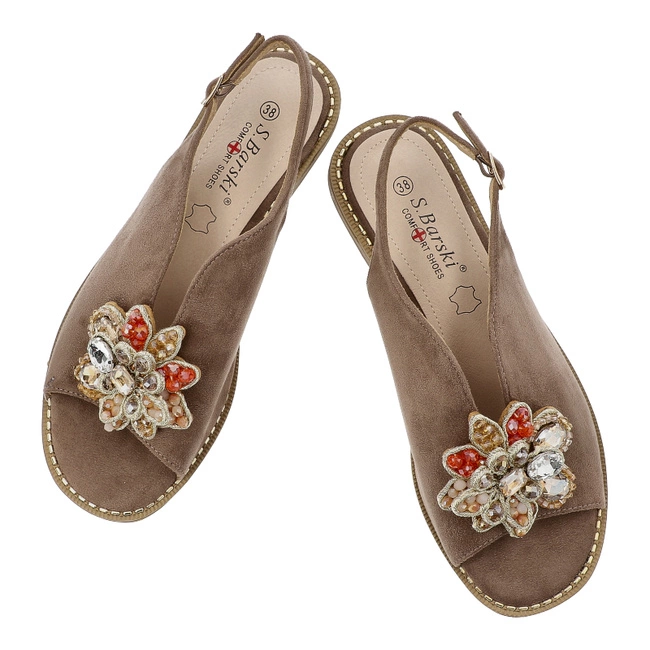 Sandále S.BARSKI - KV51-001 Taupe