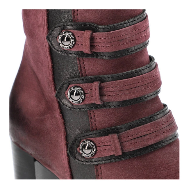 Členkové Topánky Simen - 9150 Bordowy S1749/S04