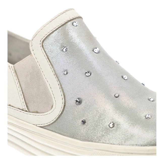 Plátenky Carinii - B2765 Srebro/Biały