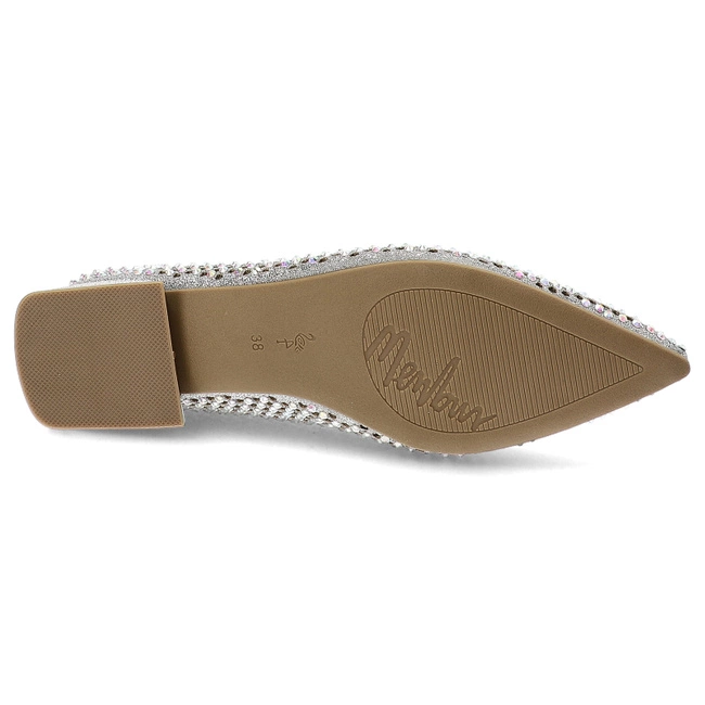 Baleríny Menbur - 25874 0009 Plata/Silver