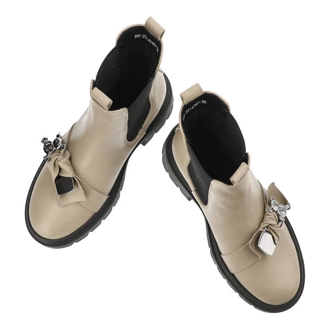 Členkové Topánky Karino - 4780/016-F C.Beż/Lico