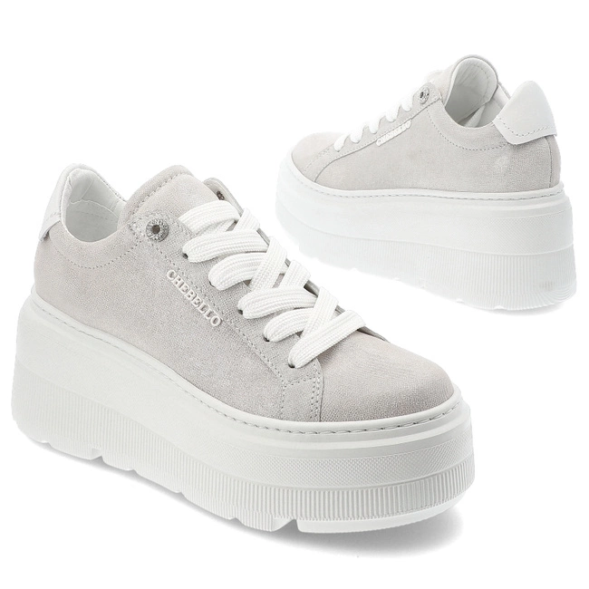 Tenisky CHEBELLO - 4721_-512-059-PSK-S332 Srebrny