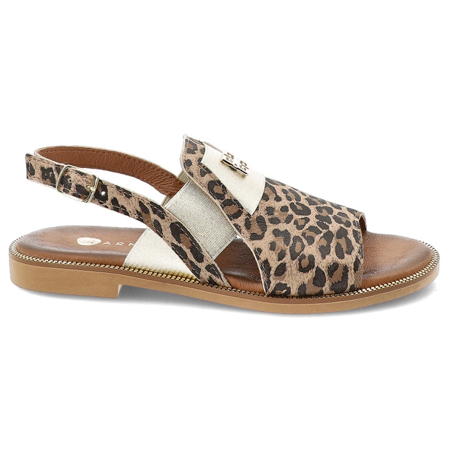 Sandále ARMODO - 40385 Lampart Beż+Zł