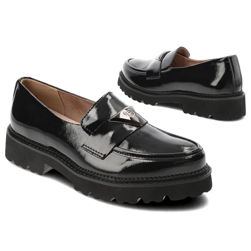 Poltopánky Filippo - DP6166/24 BK L Czarny Lakier