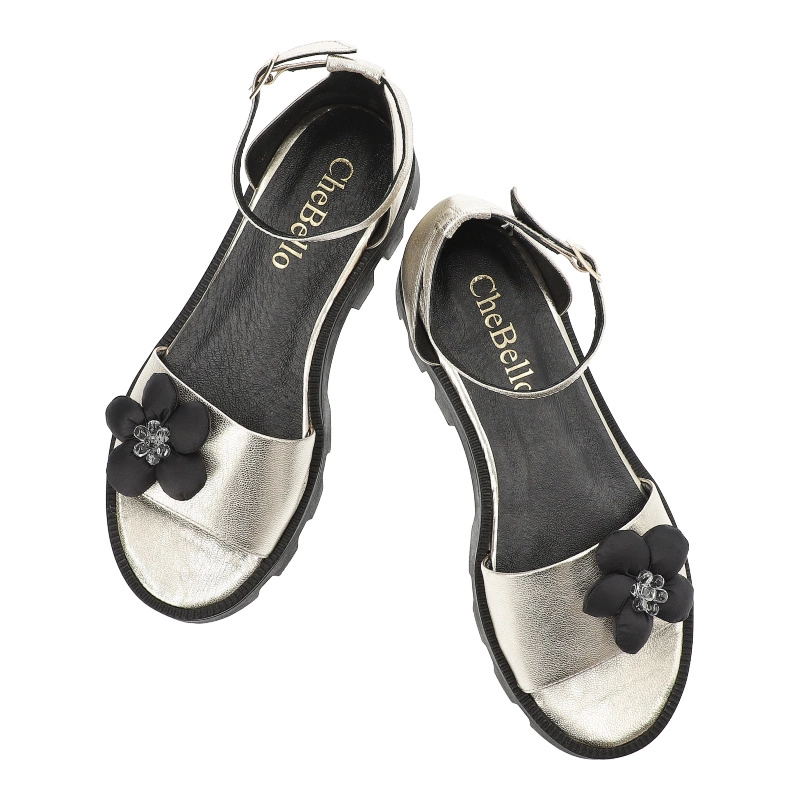 Sandále Chebello - 4392_-046-000-PSK-S323 Złoty