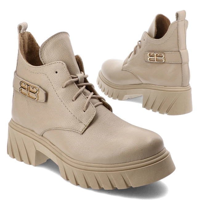 Členkové Topánky Armodo - 60483 V.Taupe+Zł.