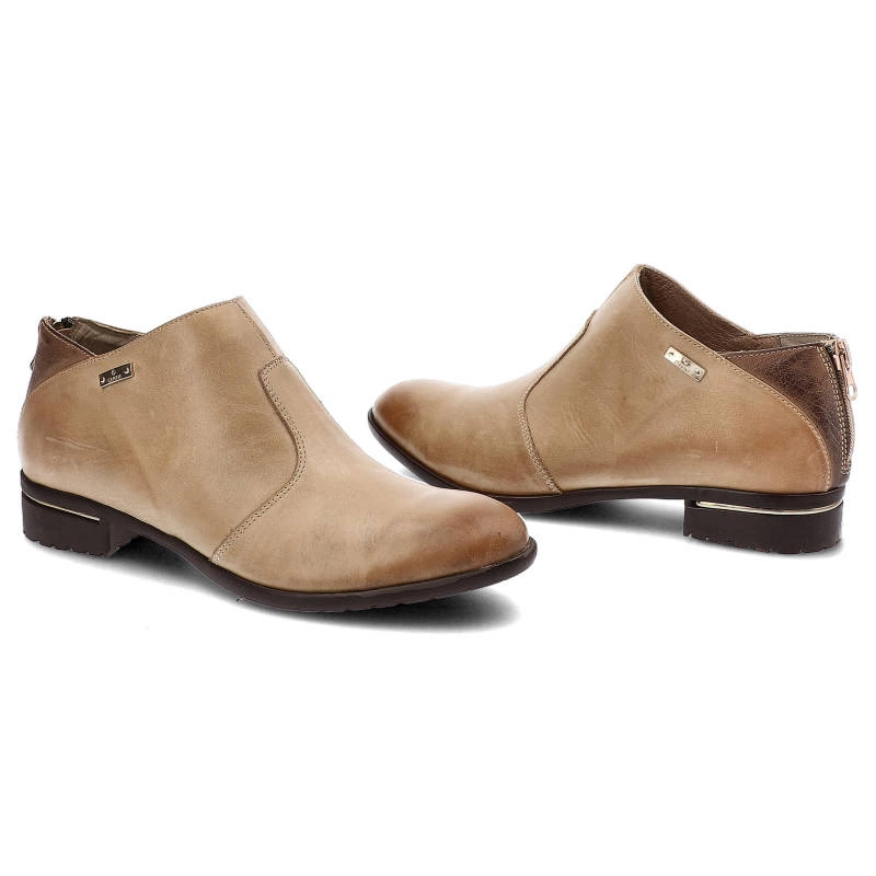 Poltopánky Carinii - B2139 Beżowy/Brązowy