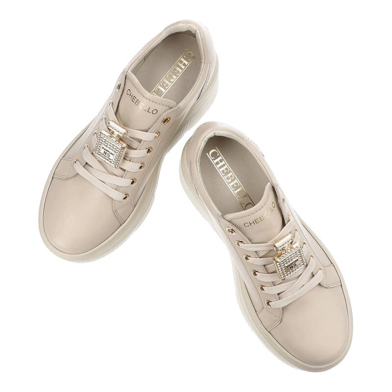 Tenisky Chebello - 4426_-157-000-PSK-S332 Beżowy