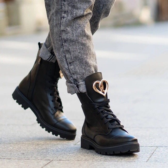 Členkové Topánky Armodo - 02113 Czarny