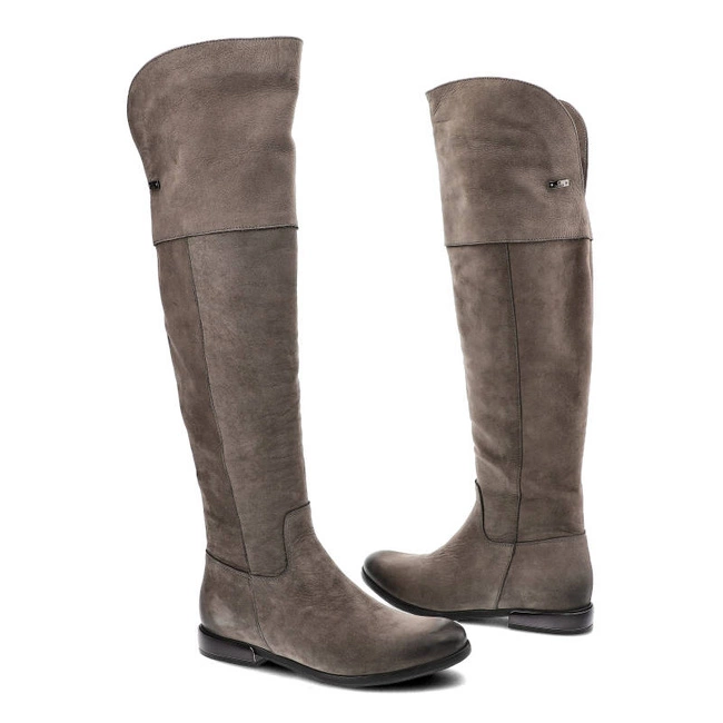 Čižmy Carinii - B3541_G65-000-POL-B38 Szary