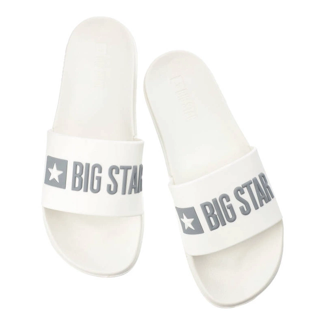 Šľapky Big Star - FF274A199 101 Biały